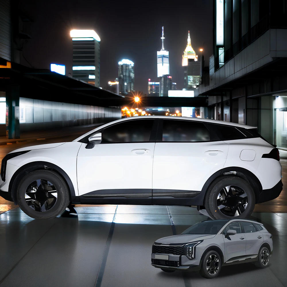 

Для Kia Sportage NQ5 2026, углеродное волокно, кузов автомобиля, декоративная полоса, накладка, внешние аксессуары