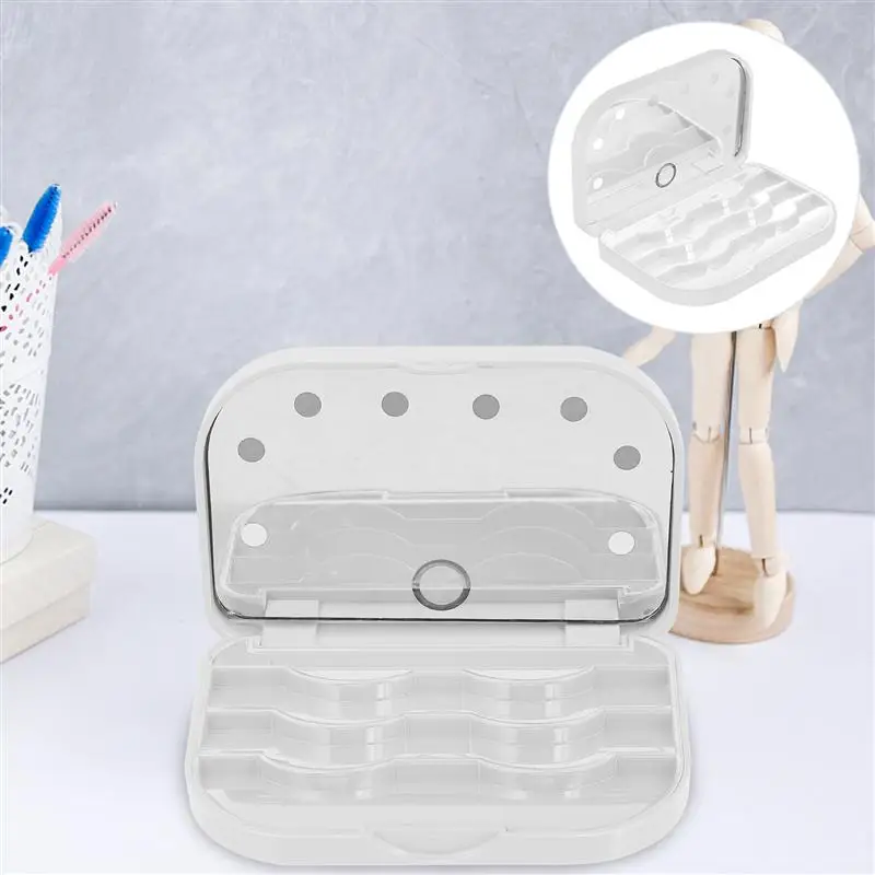 Eyelash Case Lash Storage Box False Empty Organizer Holder Travel Fake Packaging Artificial Cases Boxes Eye Container Eyelashes