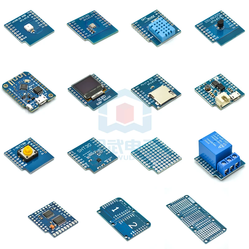 D1 MINI SerieS Expansion Board/Bread Board/development Board/charging Board/OLED/TF Card/buttons/relays