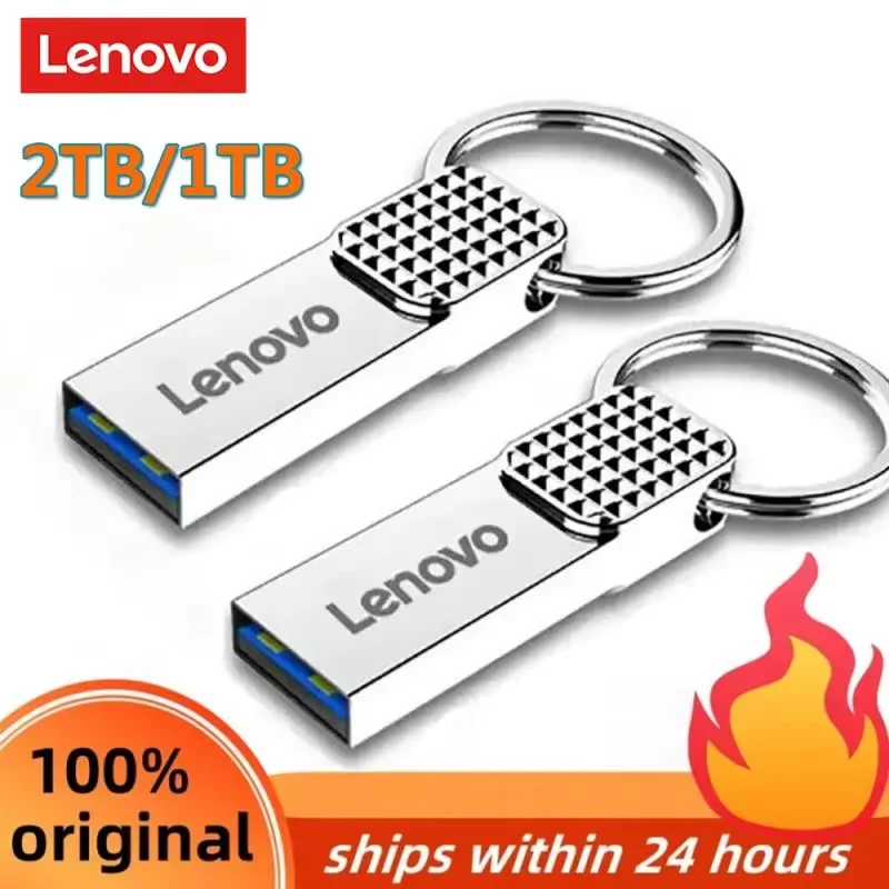 Lenovo 2TB USB 3.0 Flash Drives High Speed Metal Pendrive 1TB 512GB 256GB Portable USB Drive Waterproof Memoria USB Flash Disk