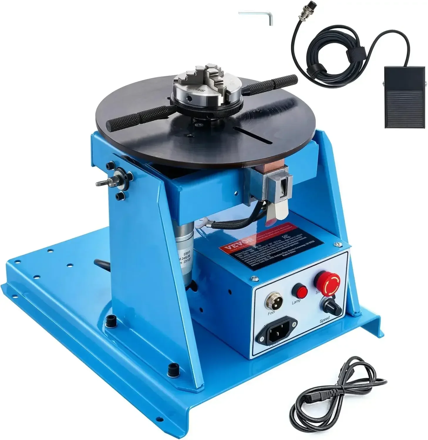 

BestsellerRotary Welding Positioner 10KG, 0-90° Welding Positioning Turntable Table with 8.1 Inch 3-Jaw Lathe Chuck
