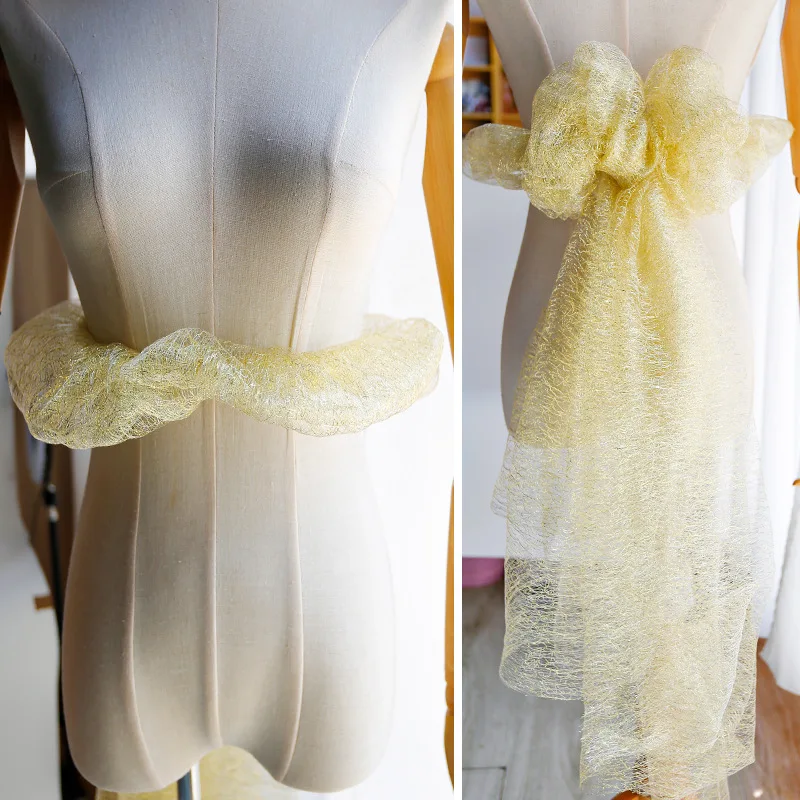 

Japanese Kimono Mesh Obi-age – Decorative Waist Sash for Formal Kimono, Tulle Belt for Heko Obi, Waist Accessory for Kimono Dres