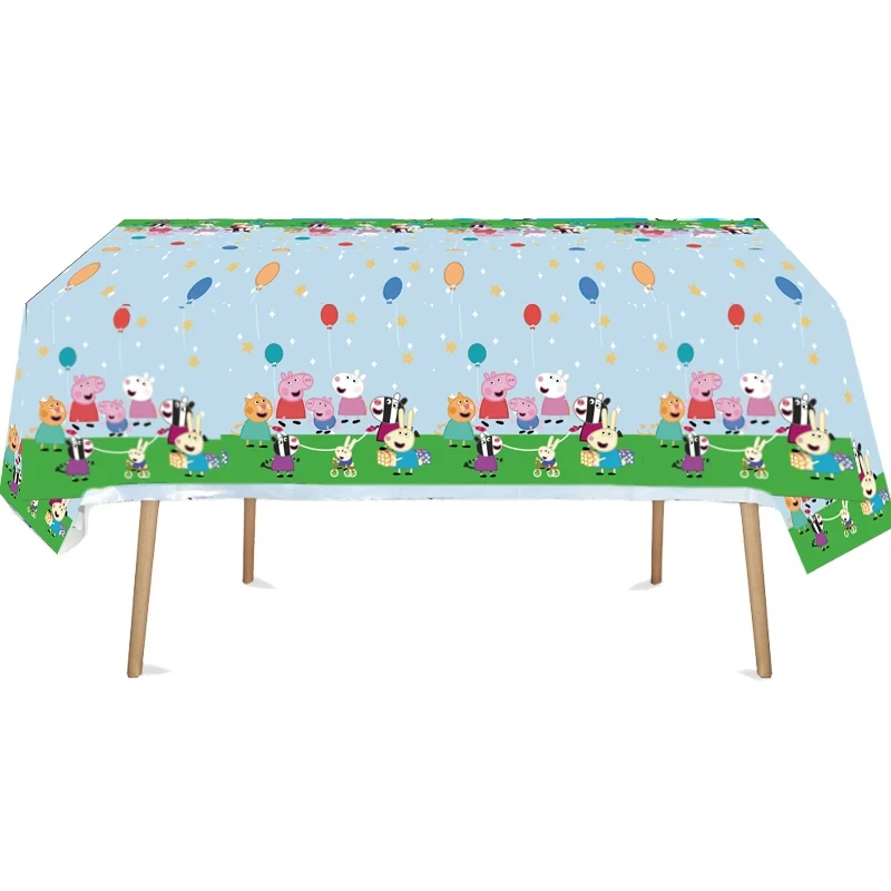 Cartoon Peppas Pig Theme Birthday Party Supplies 6