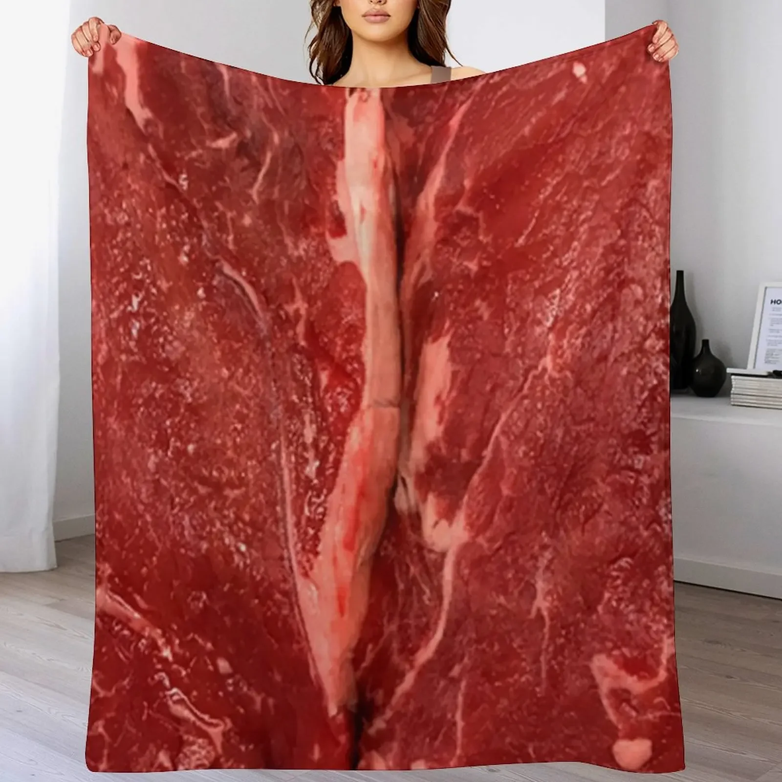 STEAK 10 Throw Blanket Designers bed plaid Kid'S Plaid on the sofa Blankets