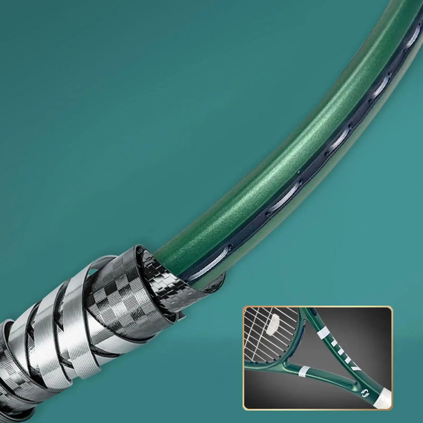 

Tennis Racket with Bag Practical for Adults Professional 27 inch Shockproof Lightweight Tennis Racquet for Park Recreational