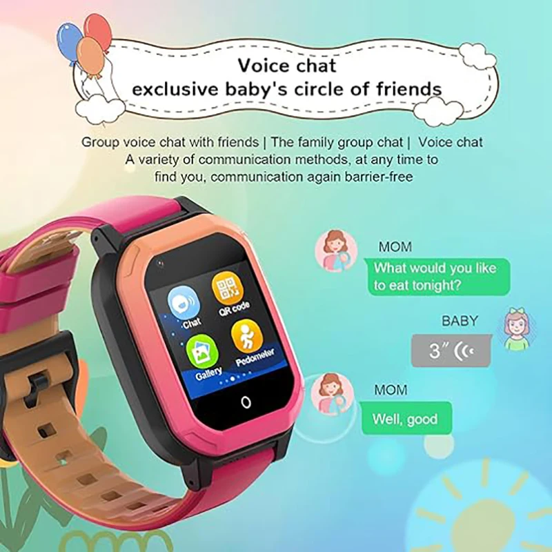 ونليكس 4G ساعة ذكية للأطفال لتحديد المواقع واي فاي المقتفي GEO سياج مكافحة خسر مكالمة فيديو ساعة أطفال KT20 لطيف آذان القط الأطفال ساعة ذكية