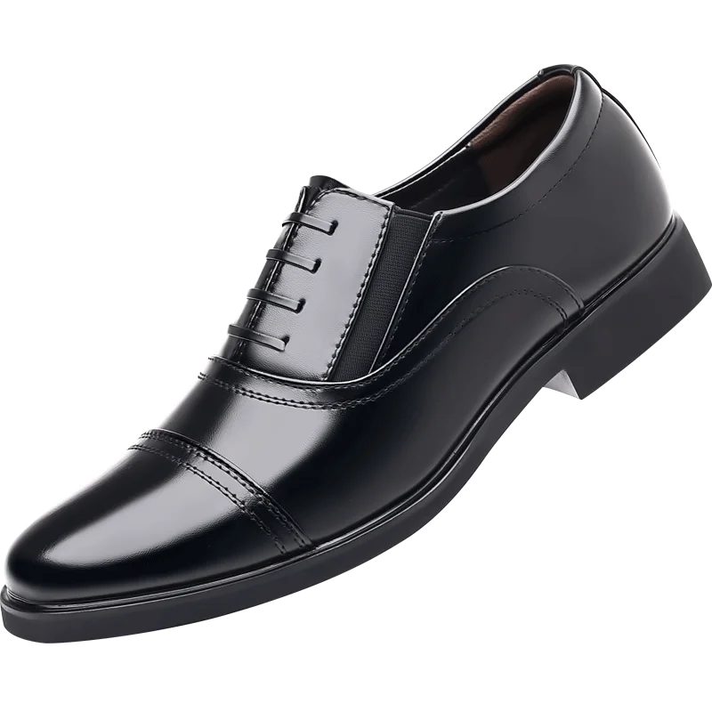 

New Men 37-46 Men's Business Formal Leather Shoes Man British Casual Wedding Suit Shoes
