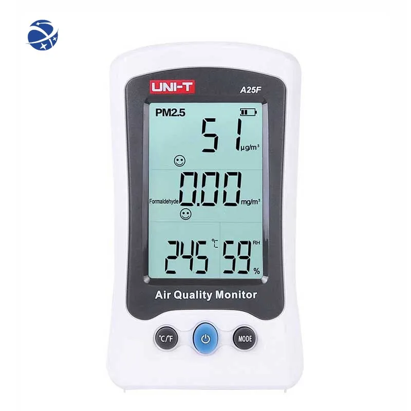 

UNI-T A25F PM2.5 Meter Air Quality Monitors Formaldehyde Detector Temperature and Humidity Meter Four tests