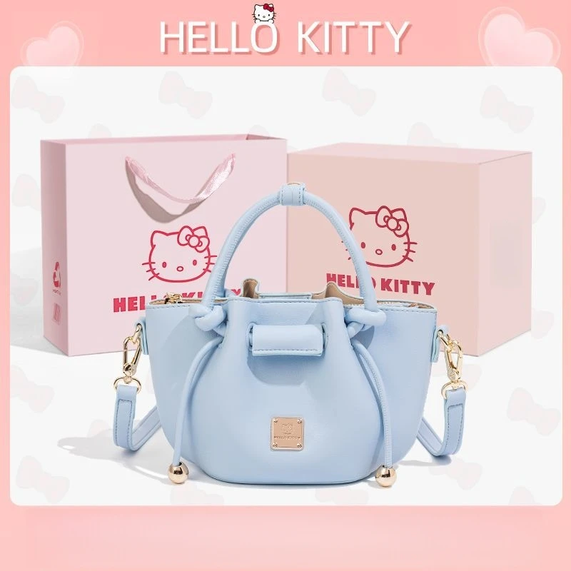 

Kawaii Hello Kitty Fashion Handbag Anime Cute Girl Advanced Versatile Outdoors Crossbody Bag Christmas Gift with Gift Box