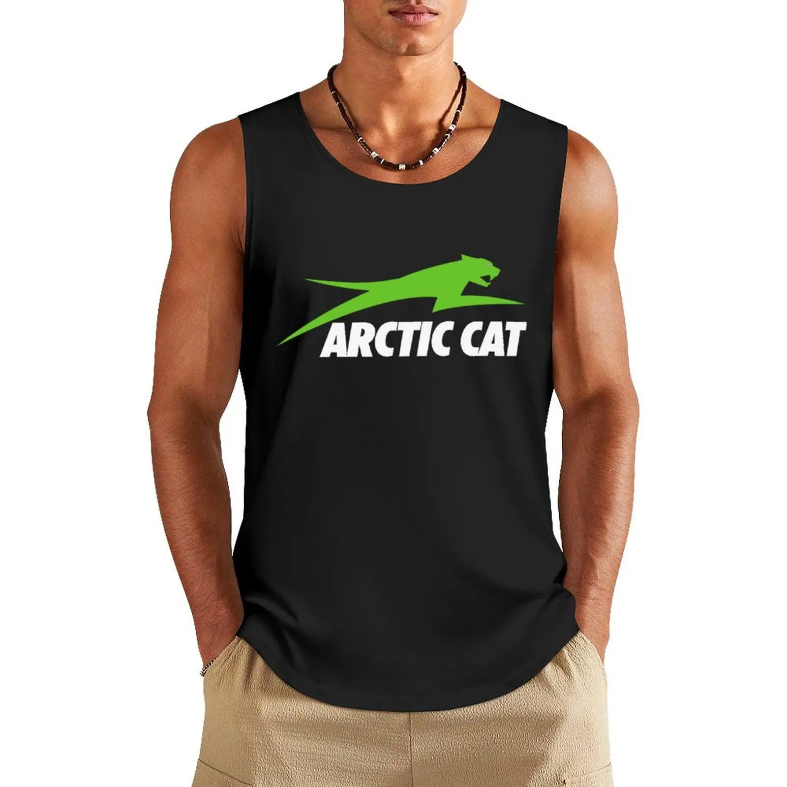 Arctic Cat Tank Top gym clothes man fitness sports t-shirts for men Body man