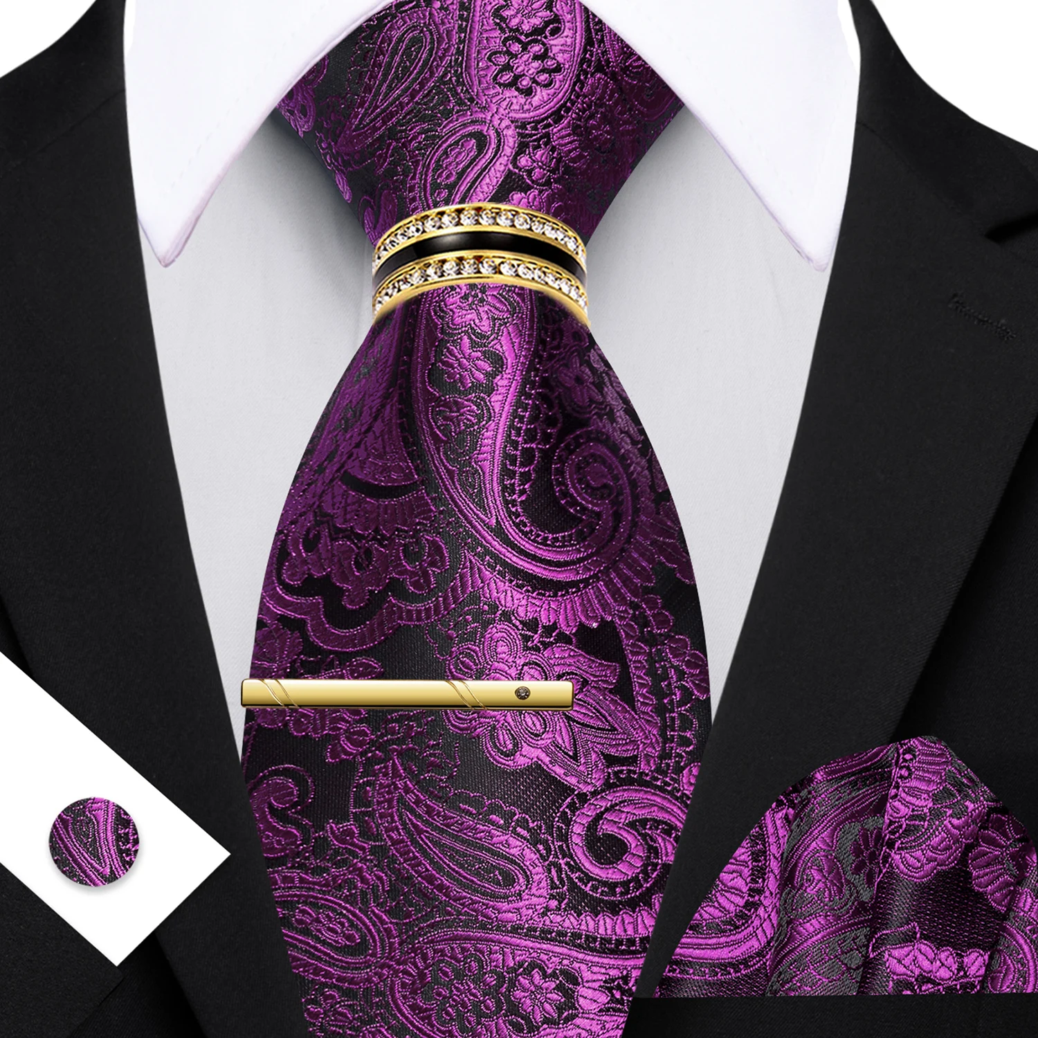 gravatas-chiques-para-homens-conjunto-jacquard-paisley-com-lenco-de-bolso-e-abotoaduras-para-casamento-e-negocios