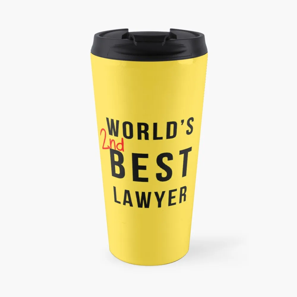 Worlds 2nd Best Lawyer - Better Call Saul Travel Coffee Mug Cups Pretty Coffee Cup Large Cups For Coffee