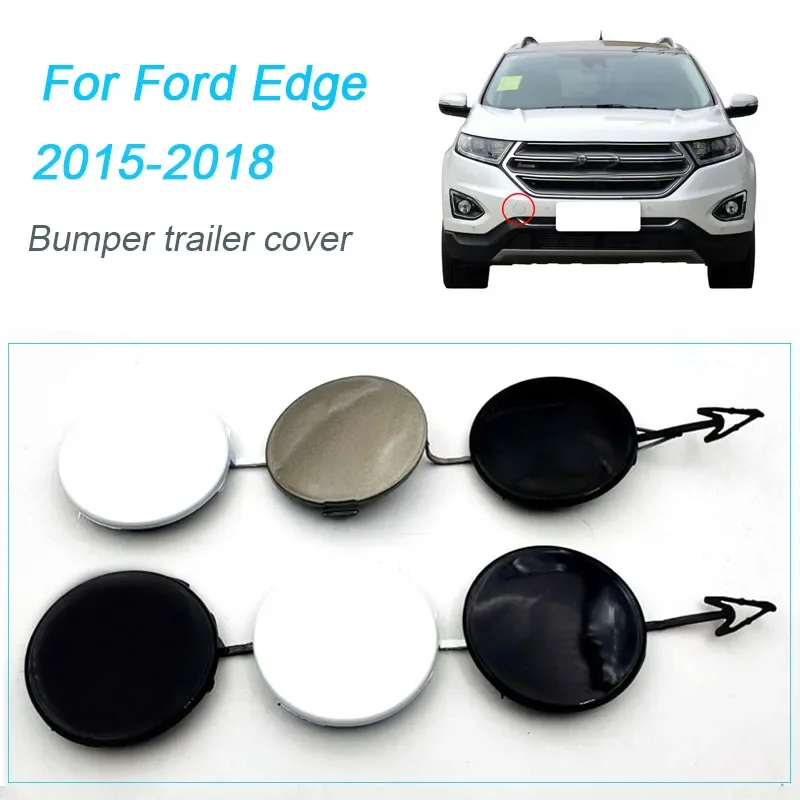

For Ford Edge 2015-2018 Front Bumper Tow Hook Eye Cover Cap Towing Hooking Hauling Trailer Lid Trim