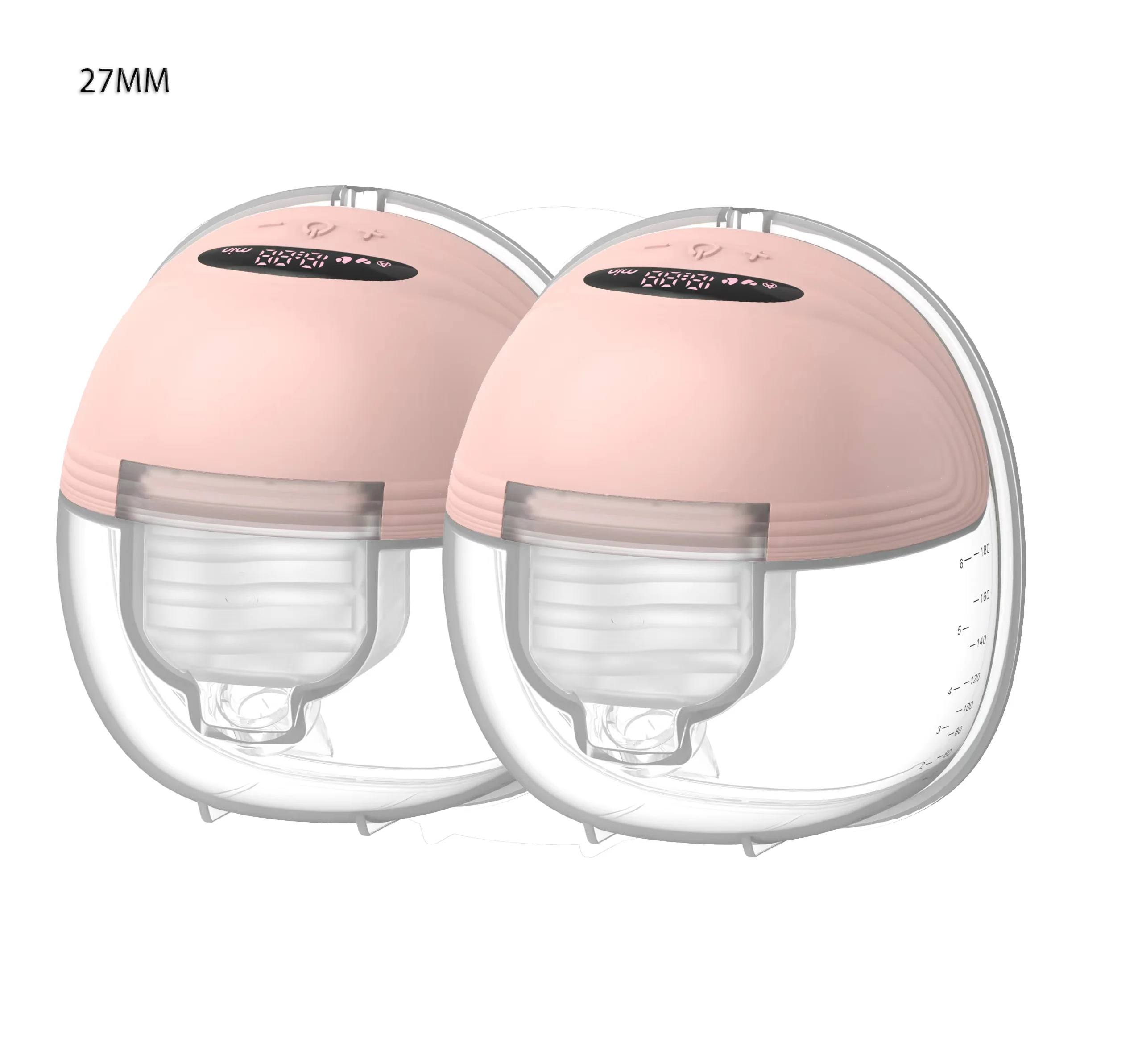 BornBL S21 elektrische borstkolf, draagbare handsfree borstvoedingspomp met 12 zuigkracht 3-modus, draagbare babymelkextractor