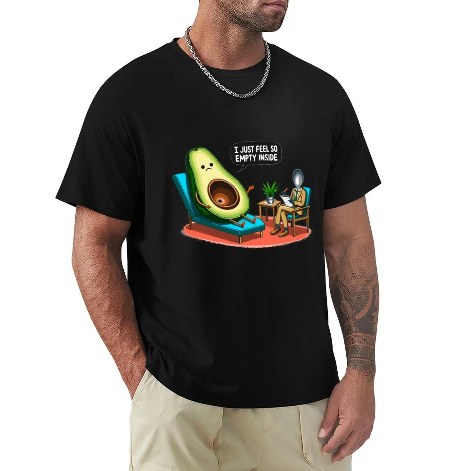 

I JUST FEEL SO EMPTY INSIDE T-shirt Blouse heavyweights t shirts for men