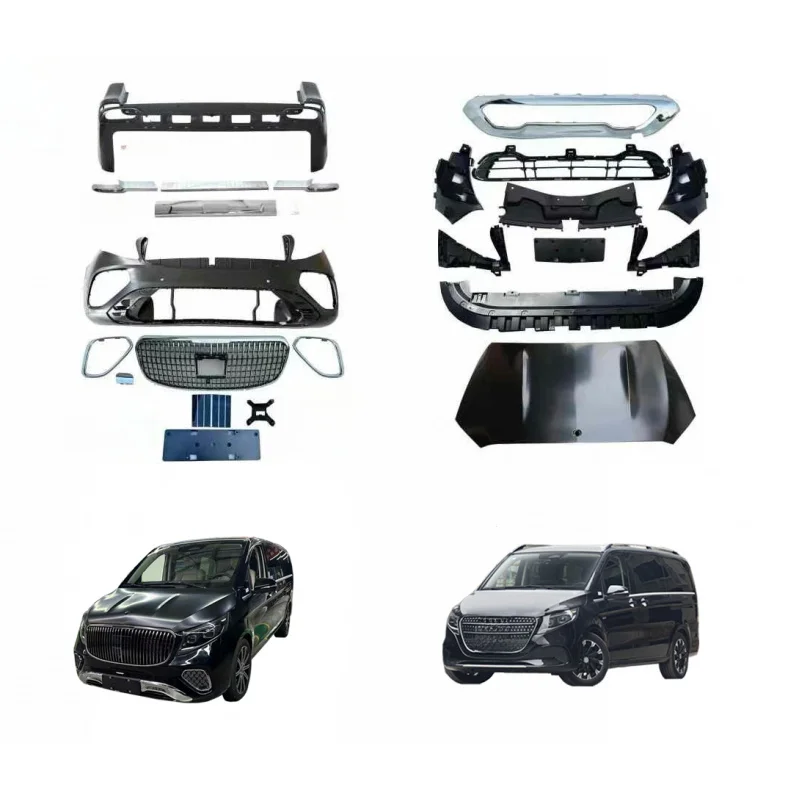 

Premium Car Accessories W447 Body Kit Front Grille Rear Bumper Tail Lip Retrofit Upgrade New High Quality