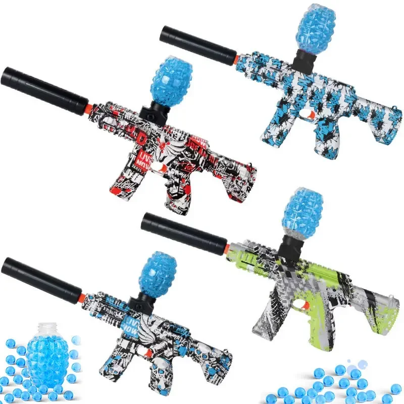 Kids splatter ball Water gel Beads toy Guns Electric Gun Toys Firing Hydrogel Water Ball  Guns Children Sports Toys