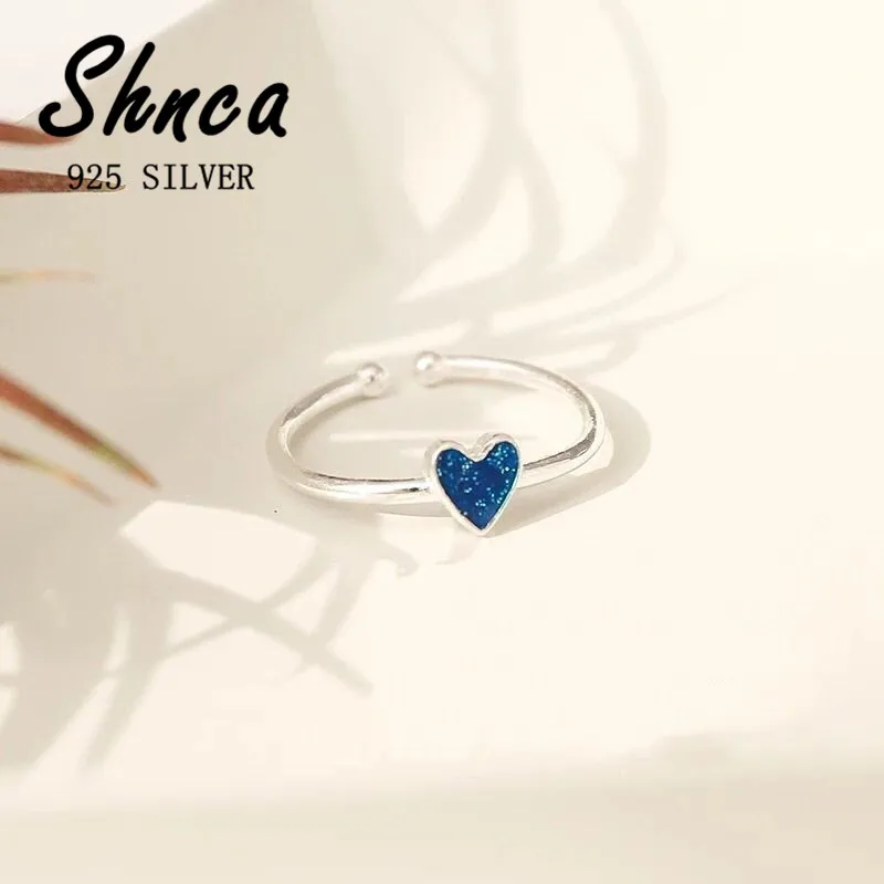 

Женские регулируемые кольца с голубым звездным небом, серебро 925 пробы, XR138