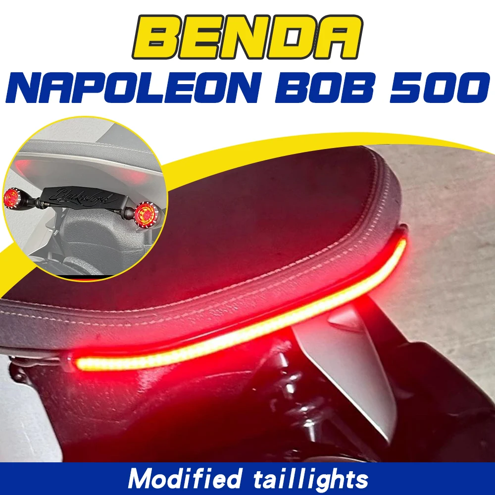 

Запчасти для модификации Benda Napoleon Bob500 с последовательными задними фонарями и задними поворотниками, светодиодными фарами «три в одном»