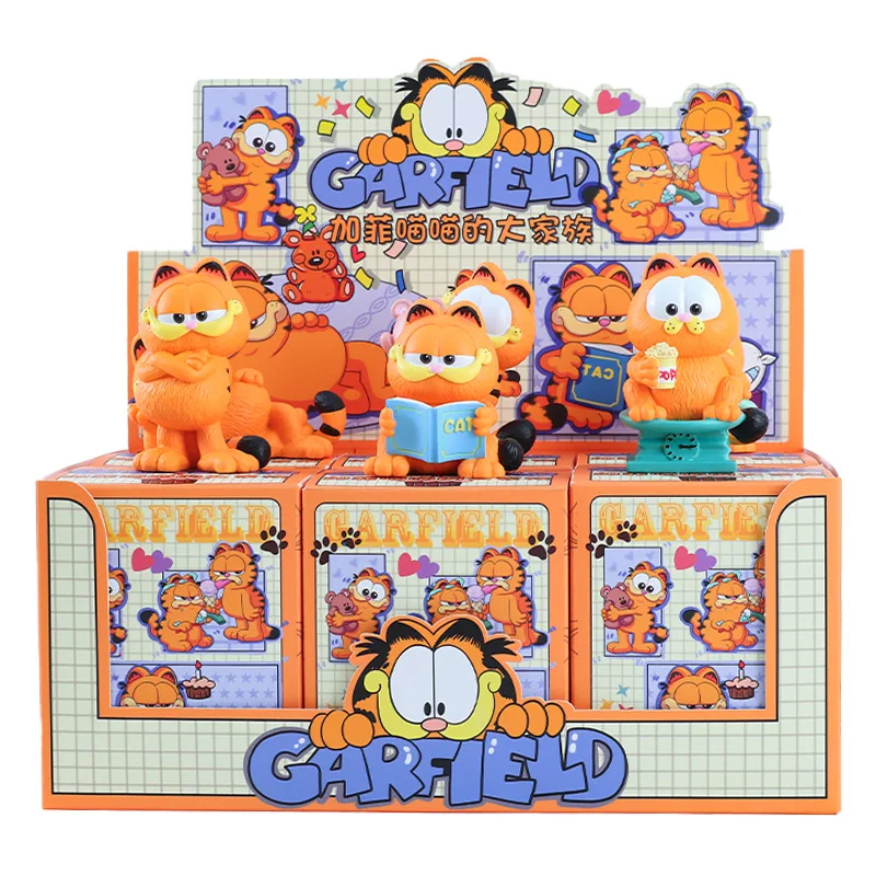 

New Cartoon Popular Anime Peripheral Chubby Cat Big Family Blind Box Cute Desktop Decoration Exquisite Holiday Birthday Gift