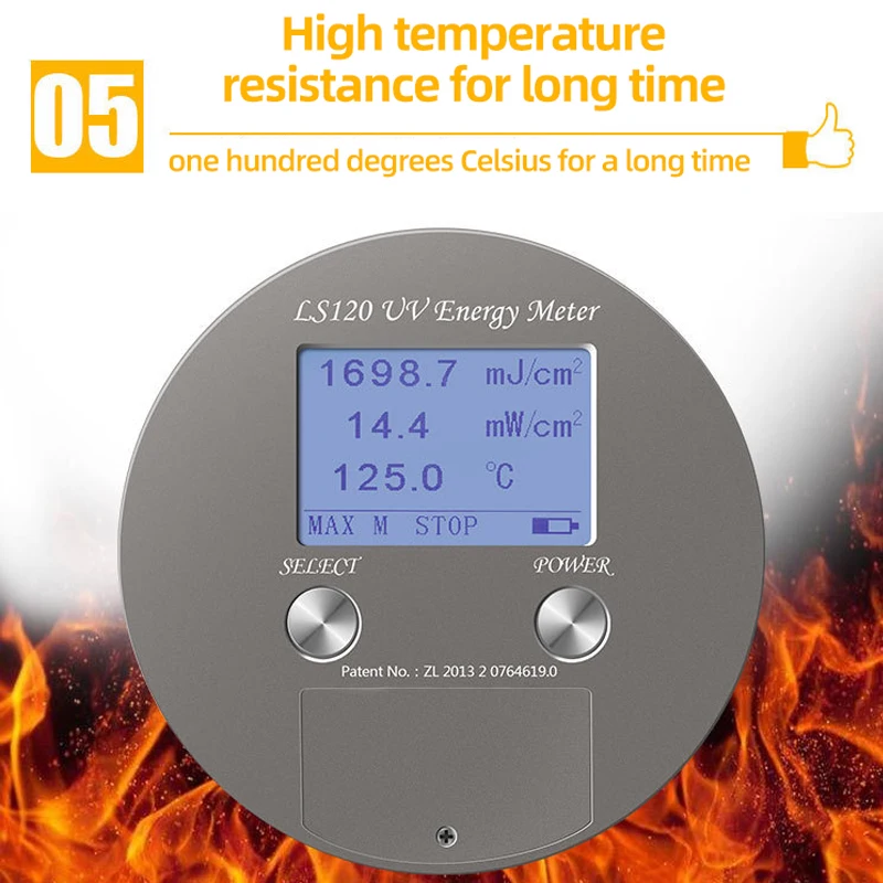 Radiomètre à bande unique, compteur d'énergie LS UV 120, intimateur intégré, radiomètre de puissance, mesure de réponse ultraviolette portable