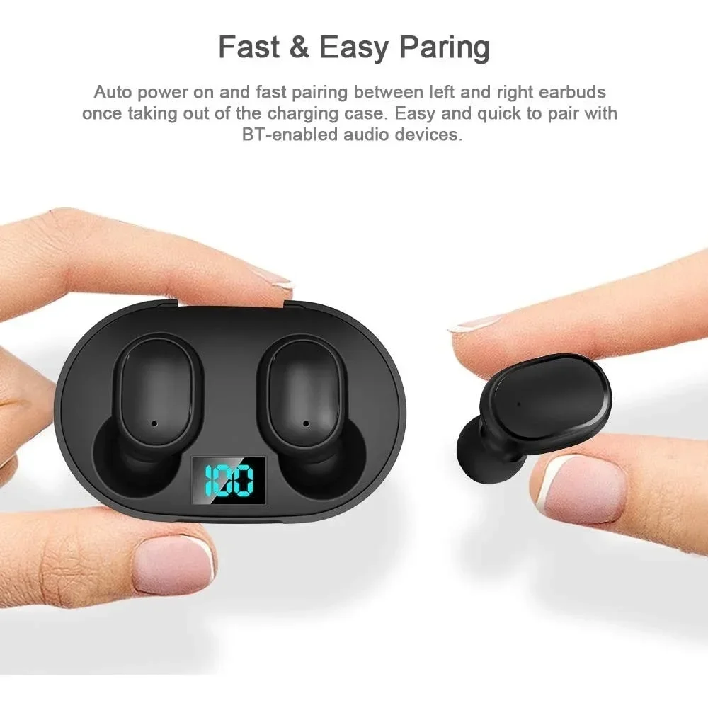 Teléfono Móvil Inteligente con Bluetooth, dispositivo electrónico con Tws, con batería, modelo Sem Fio E6s