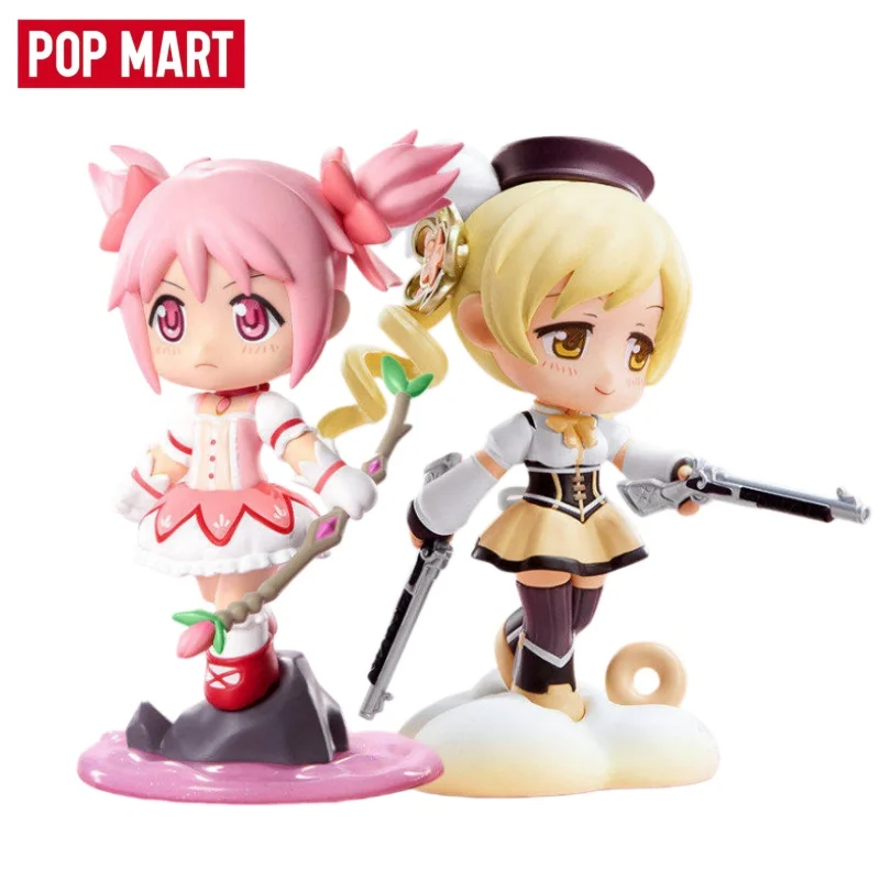 

POP MART Blind Box Collectible Anime Figure Puella Magi Madoka Magica Iconic Scenes Series Desktop Decor Art Collection Gifts