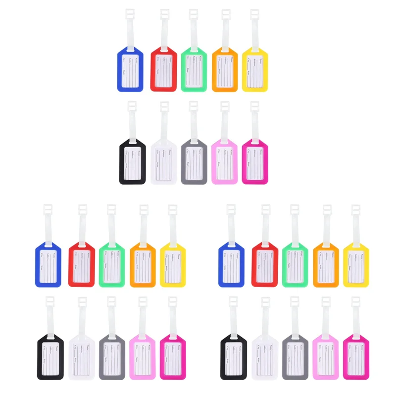 

ABRT-30 дорожная сумка для багажа, пластиковый чемодан, багаж, офис, имя, адрес, идентификационная этикетка