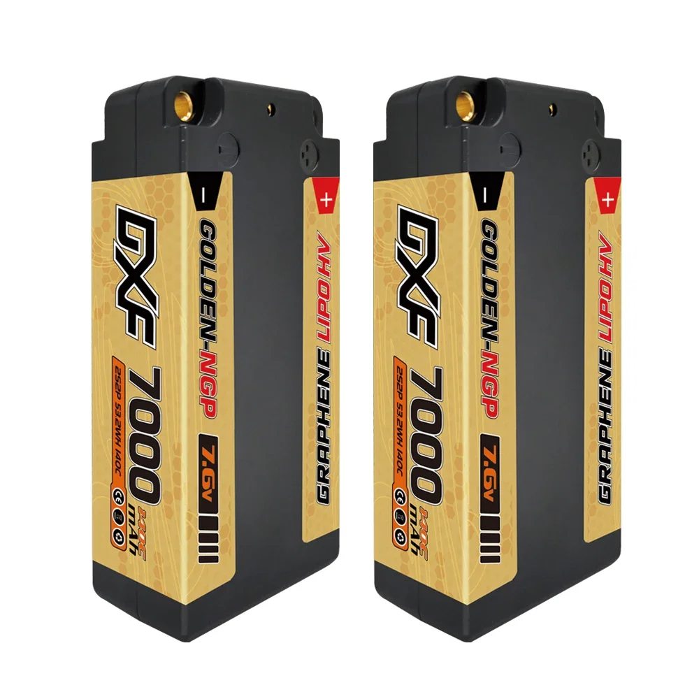 

DXF 2S Shorty Lipo аккумулятор 7000 мАч 7,6 В 140C 5 мм Твердый футляр с Твердотельным разъемом для 1/10 багги Truggy Offroad Лодка Автомобиль Грузовик Гонки Вертолет