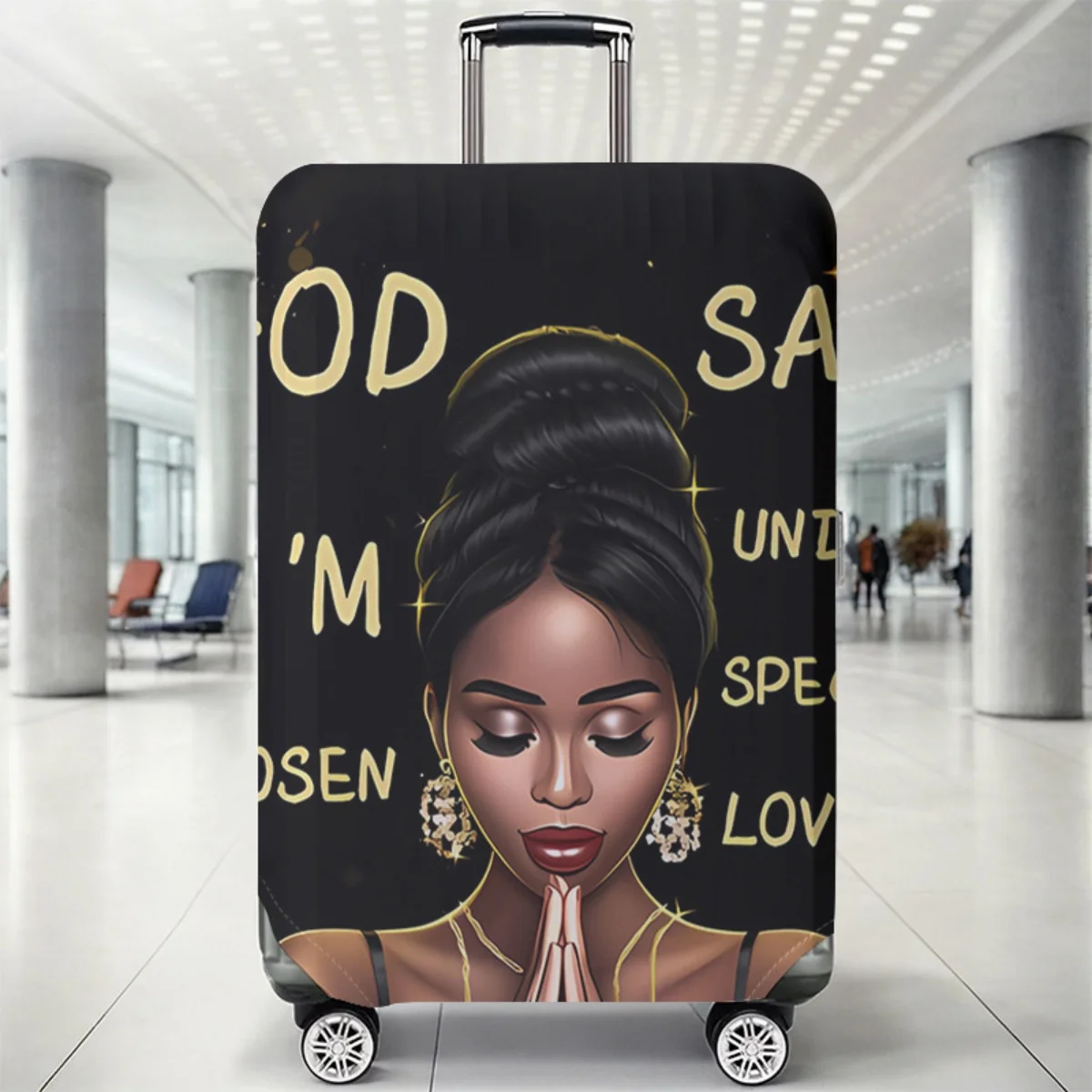 

Защитный чехол для багажа с животным принтом, комплект, подходящий для чехлов для багажа размером 18-32 дюйма, чехол для ручки чемодана, дорожные аксессуары