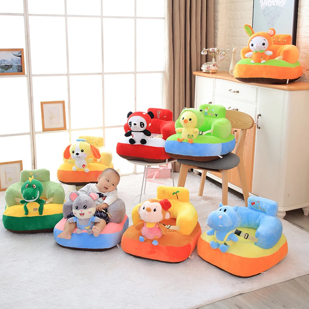 Baby Sofa Abdeckungen Niedlichen Cartoon Baby Sofa Unterstützung Sitz Abdeckung Lernen, Sitzen Fütterung Stuhl Weichen Sitz Plüsch Spielzeug Kleinkind Nest Puff