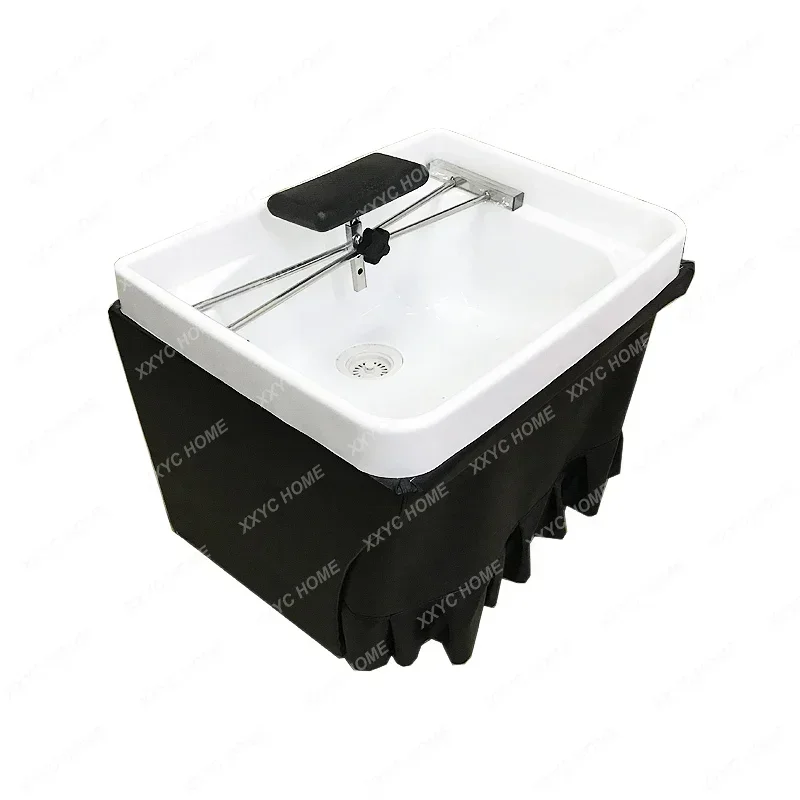 Customized individual mobile head Thai style shampoo bed Beauty  Barber shop shampoo basin frame Factory direct sales