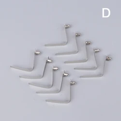 10PCS Pipe Single Button Snap Locking V Type Caravan Steel Kayak Spring Clip