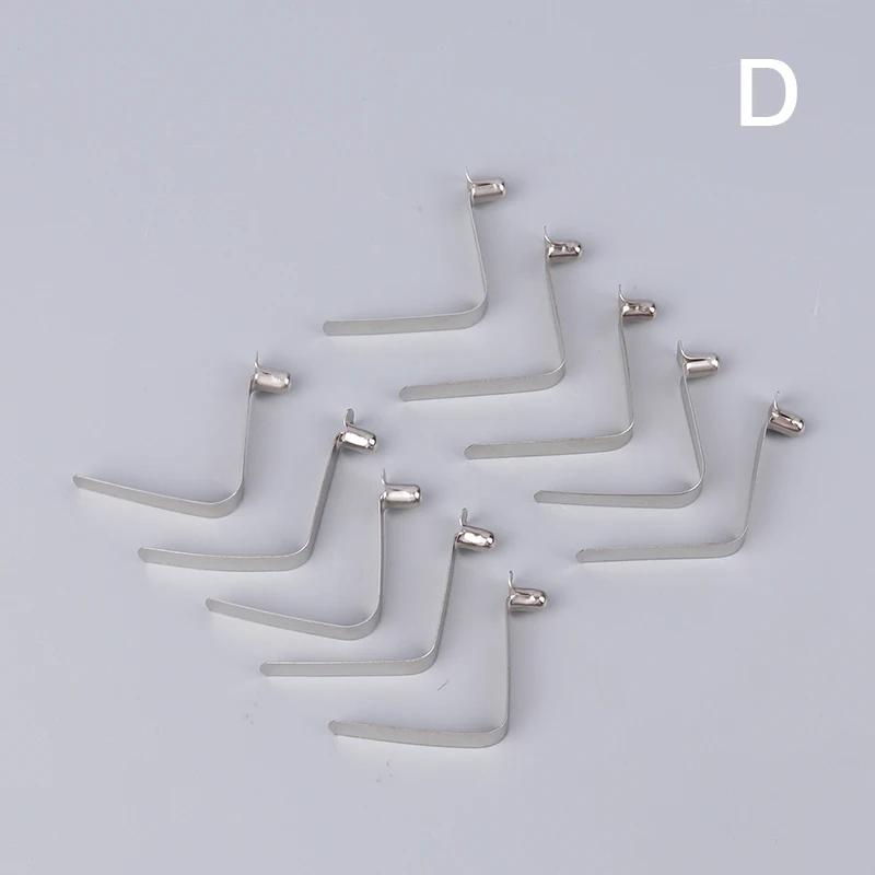 10PCS Pipe Single Button Snap Locking V Type Caravan Steel Kayak Spring Clip