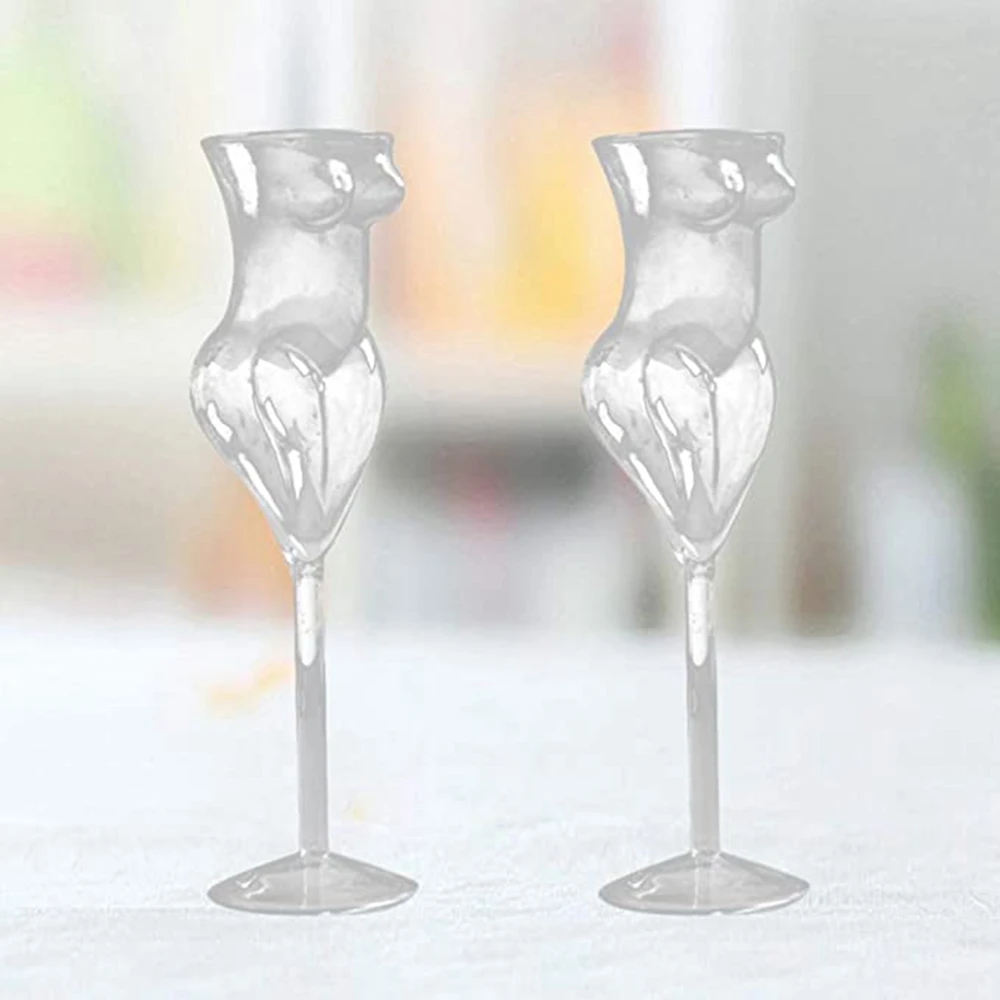 Creative Female shaped Wine Glasses Sexy  Human Body Wine Glass Red Wine Glass Vodka Shot Cup Whiskey Glassware Drinking