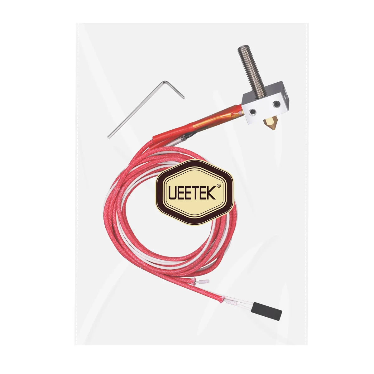 Ueetek تجميعها الطارد مجموعة نهاية ساخنة للطابعة 1.75 مللي متر خيوط 12 فولت 0.4 مللي متر فوهة تغذية مباشرة أجزاء تسخين الطابعة ثلاثية الأبعاد