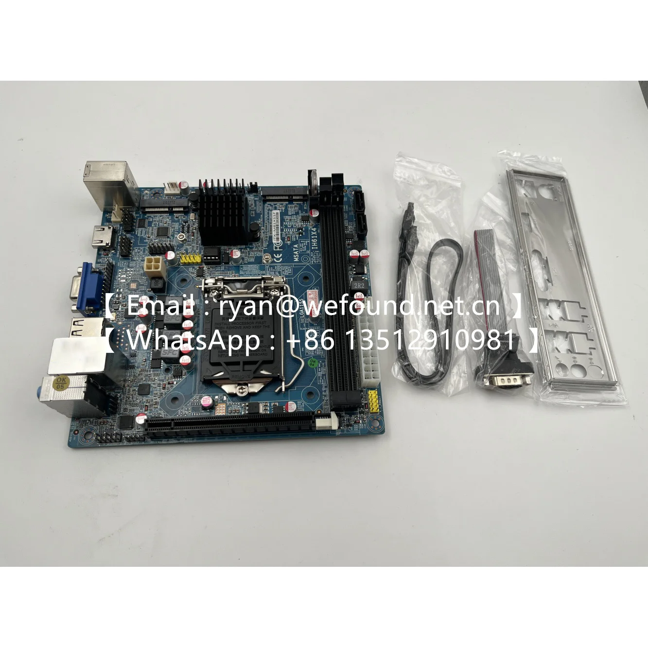ITX-M61X11F H61 industrial control motherboard DDR3 MSATA LGA1155 MINI-ITX