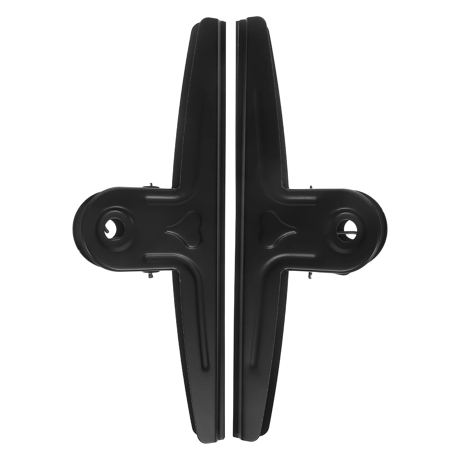 

2 Pcs Drawing Board Clip Clips Office Supplies Clipboard Hardware Black Jumbo Stainless Steel Metal Holder