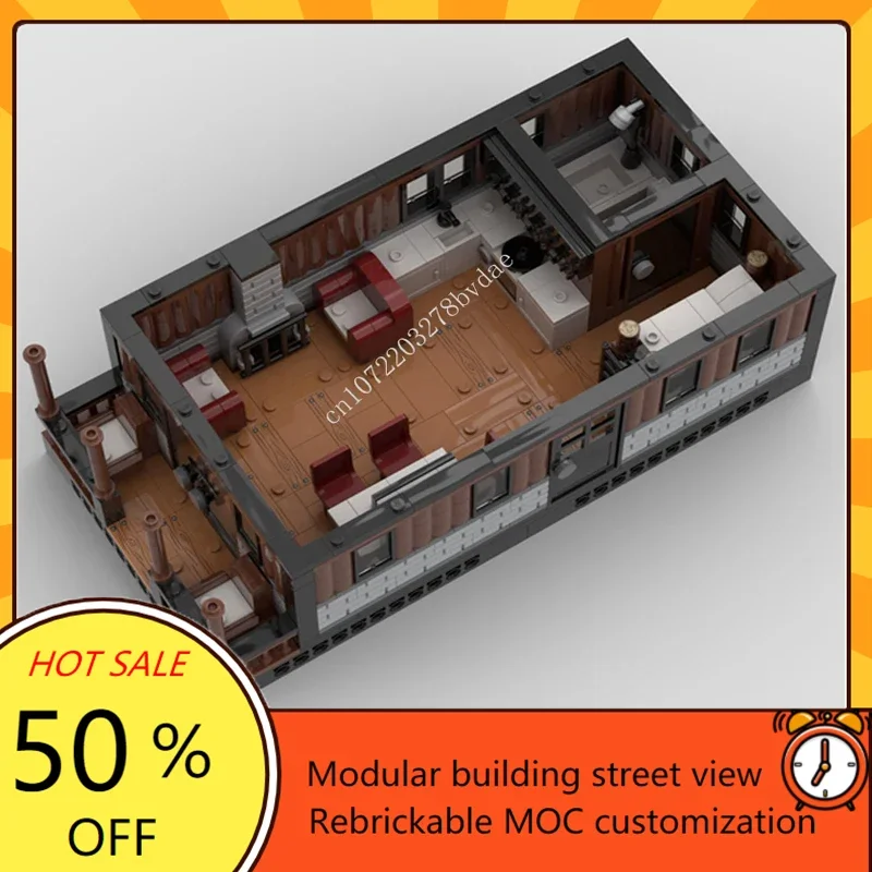1927PCS シティトラック MOC ヘビーデューティー輸送 モジュール式住宅モデル DIY カスタムパズル クリエイティブコレクションおもちゃ 誕生日プレゼント用