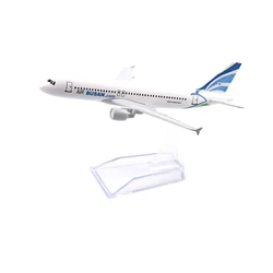 JASON TUTU 16cm Korea Busan Airlines Airbus A320 Plane Airplane Model Aircraft Model Diecast Metal 1/400 Scale Planes