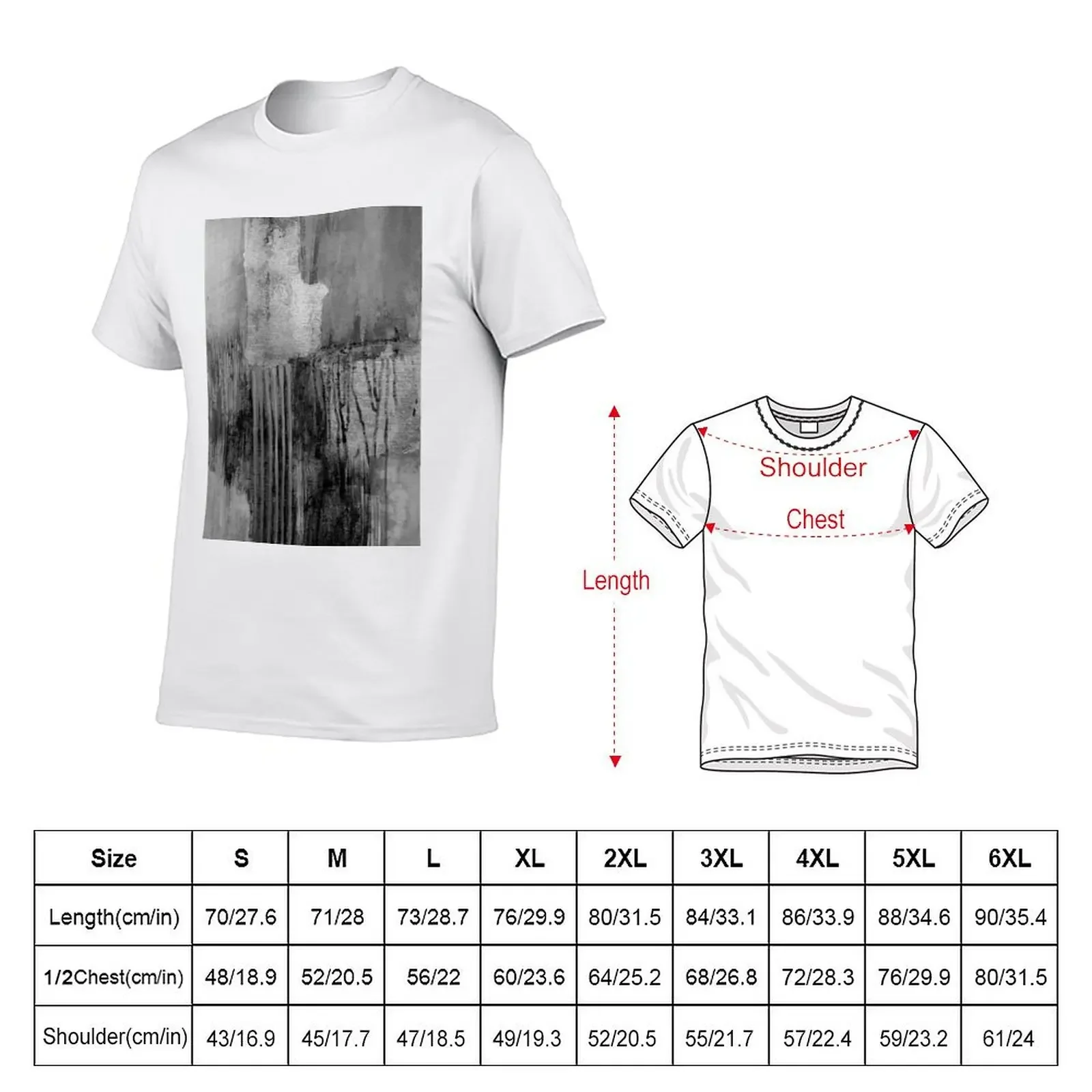 Gray abstract T-shirt tees boys animal print tops quick-drying mens workout shirts