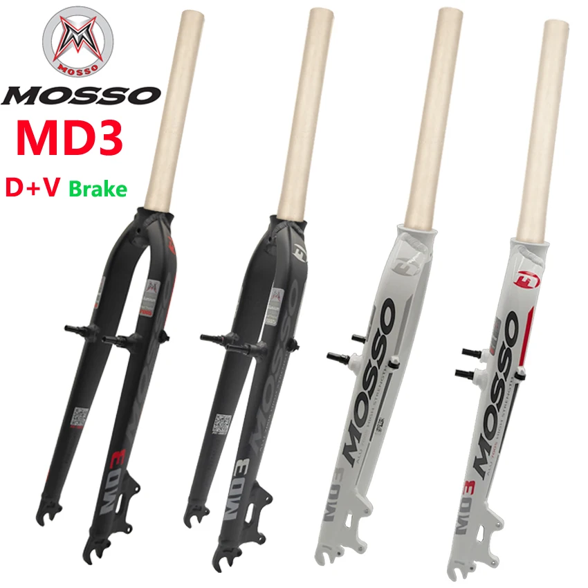 Mosso Fork MD3 Road MTB Fork D+V Brake 26 27.5 Bicycle Fork Front forks different to M5EV MD5 SR SUNTOUR 2023 new model