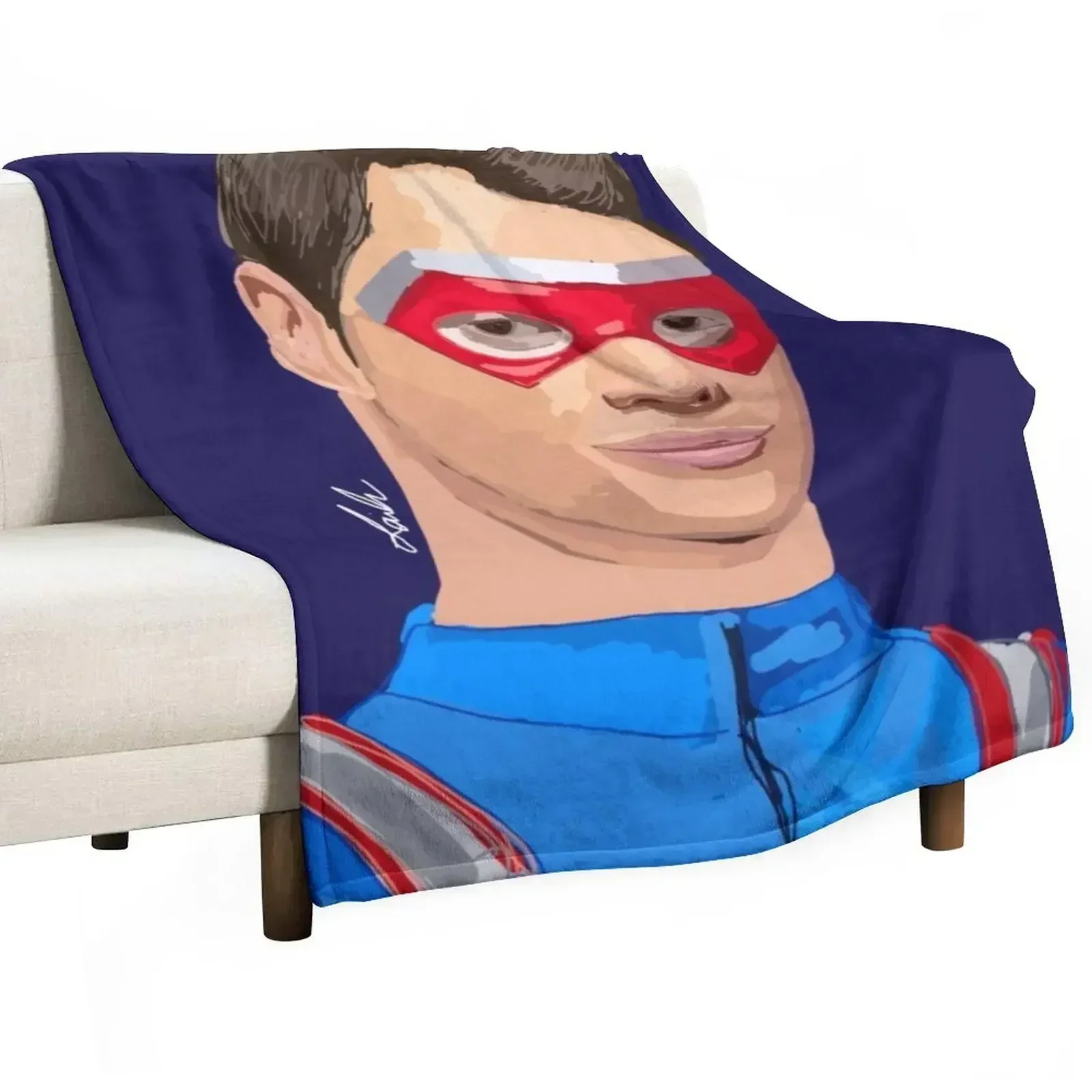 Kid Danger Throw Blanket Moving For Decorative Sofa Bed linens Thin Travel Sofas Blankets