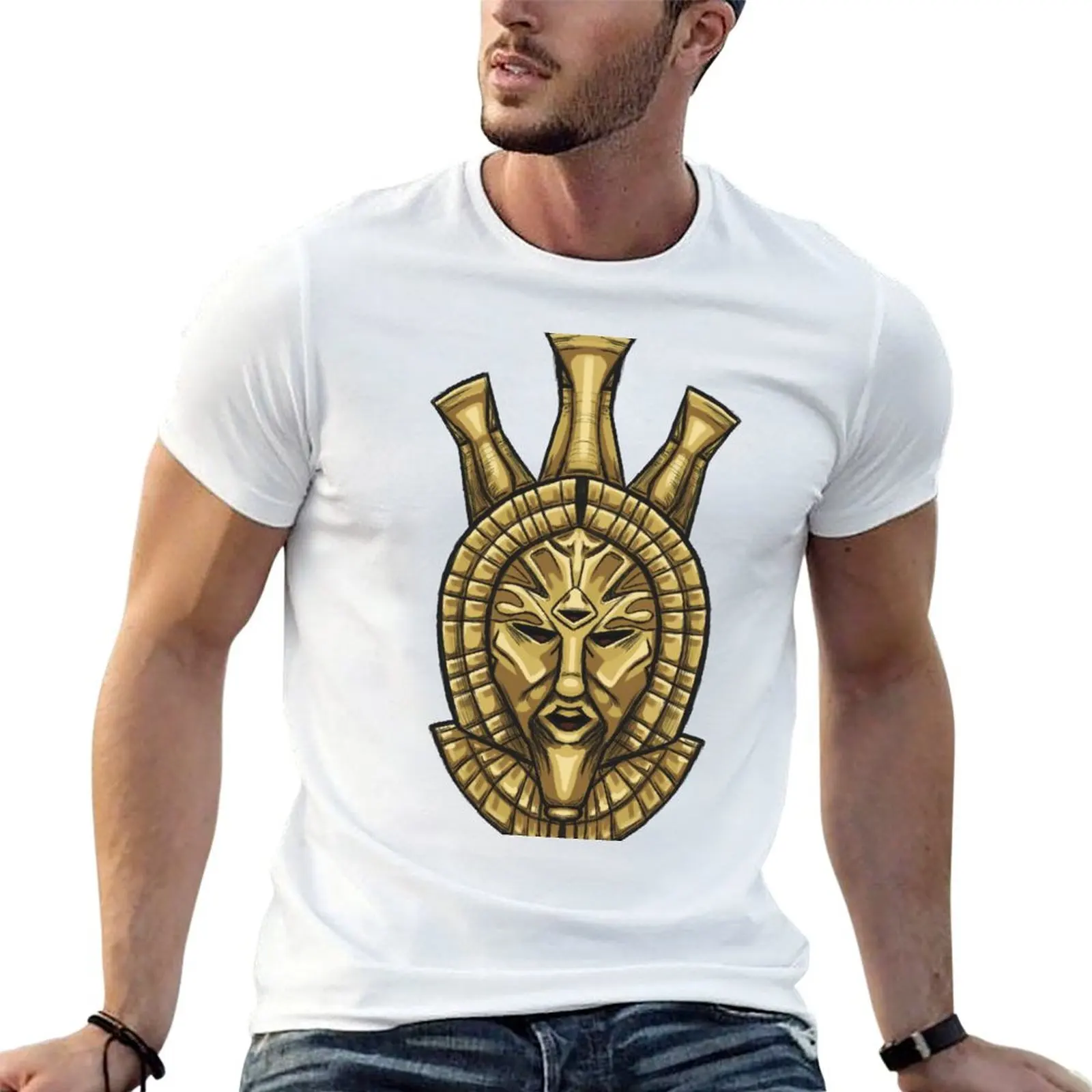 

Dagoth Ur Mask T-Shirt anime t shirts oversize t shirts for man pack cotton T-Shirt