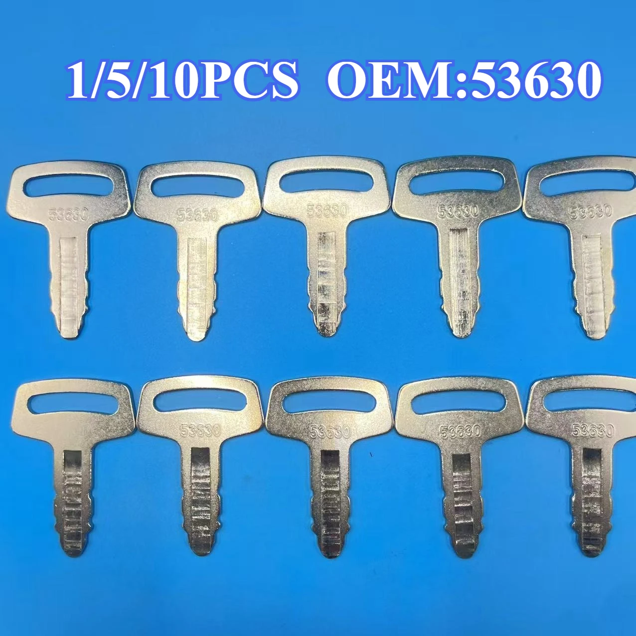 

1/5/10 шт. 53630 ключи RC101-53630 ключ зажигания для строительного оборудования экскаватора Kubota