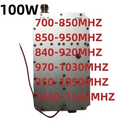 Amplificador de poder do conector do tipo N, 100WNEW700-850MHZ, 850-950MHZ, 800-920MHZ, 950-1050MHZ