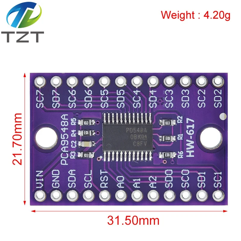 TCA9548A 1-to-8 8 way I2C 8-channel multi-channel expansion board IIC module development board 9548