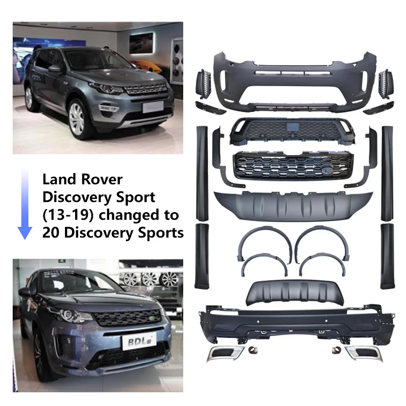 Wholesale Price Car Bodykit For LandRover Discovery Sport 2013-2019 Facelift Upgrade To 2020 Full Parts Body Kit