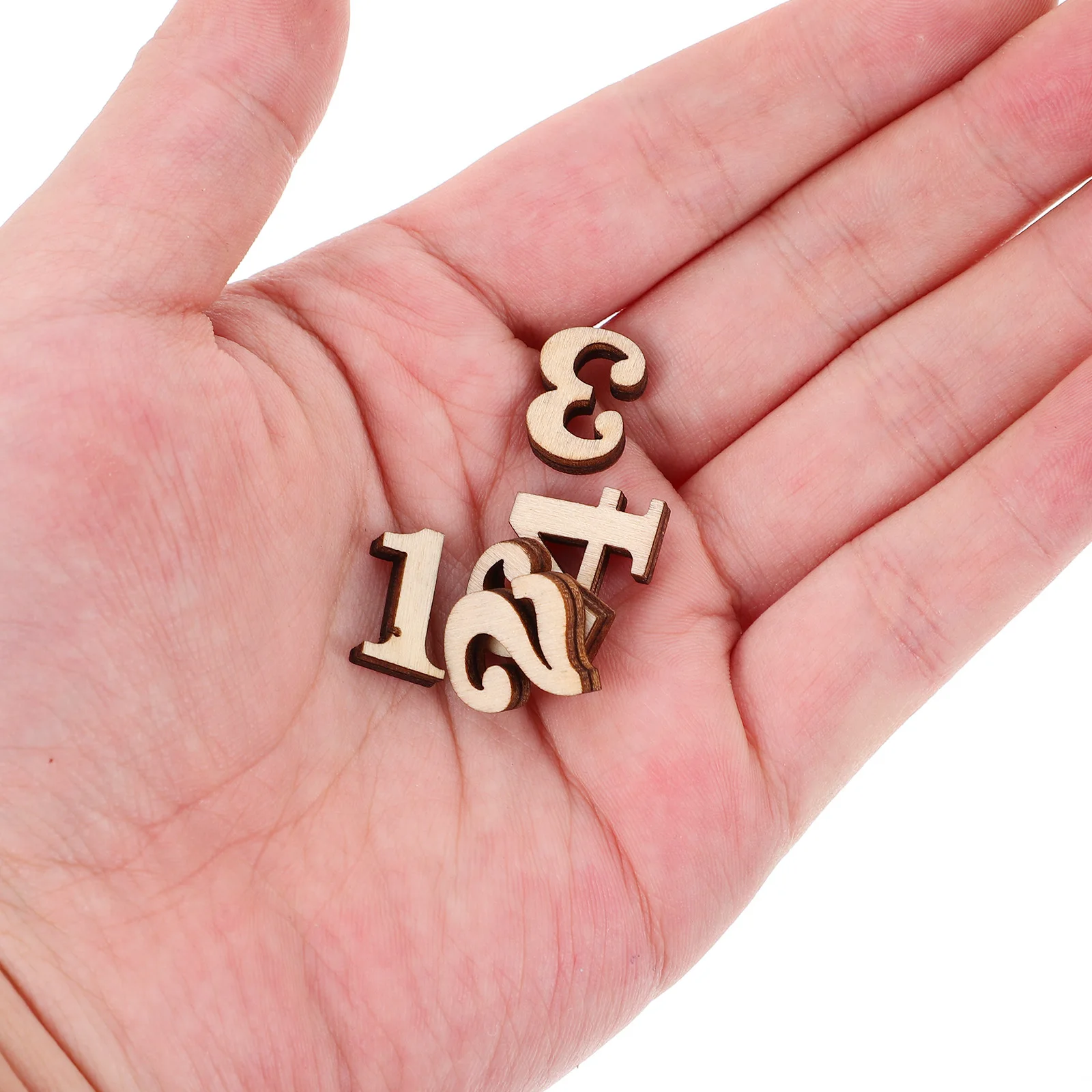 

100Pcs Wooden Cutouts Blank Craft Wood Pieces for DIY Painting Decorating Wedding Birthday Message Boards Blank Wood Pieces