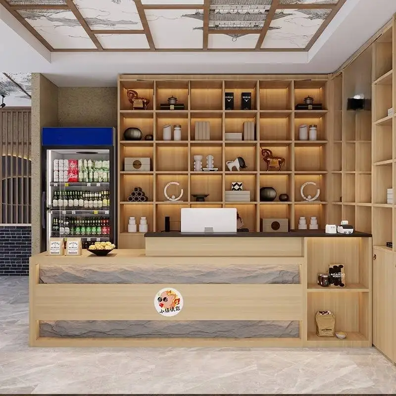 

Display Beauty Reception Desks Counter Organizer Modern Computer Reception Desks Luxury Design Empfangs Theke Office Furniture